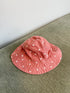 Firsts by Petit Lem Hat 0-6 months Pink w/flowers
