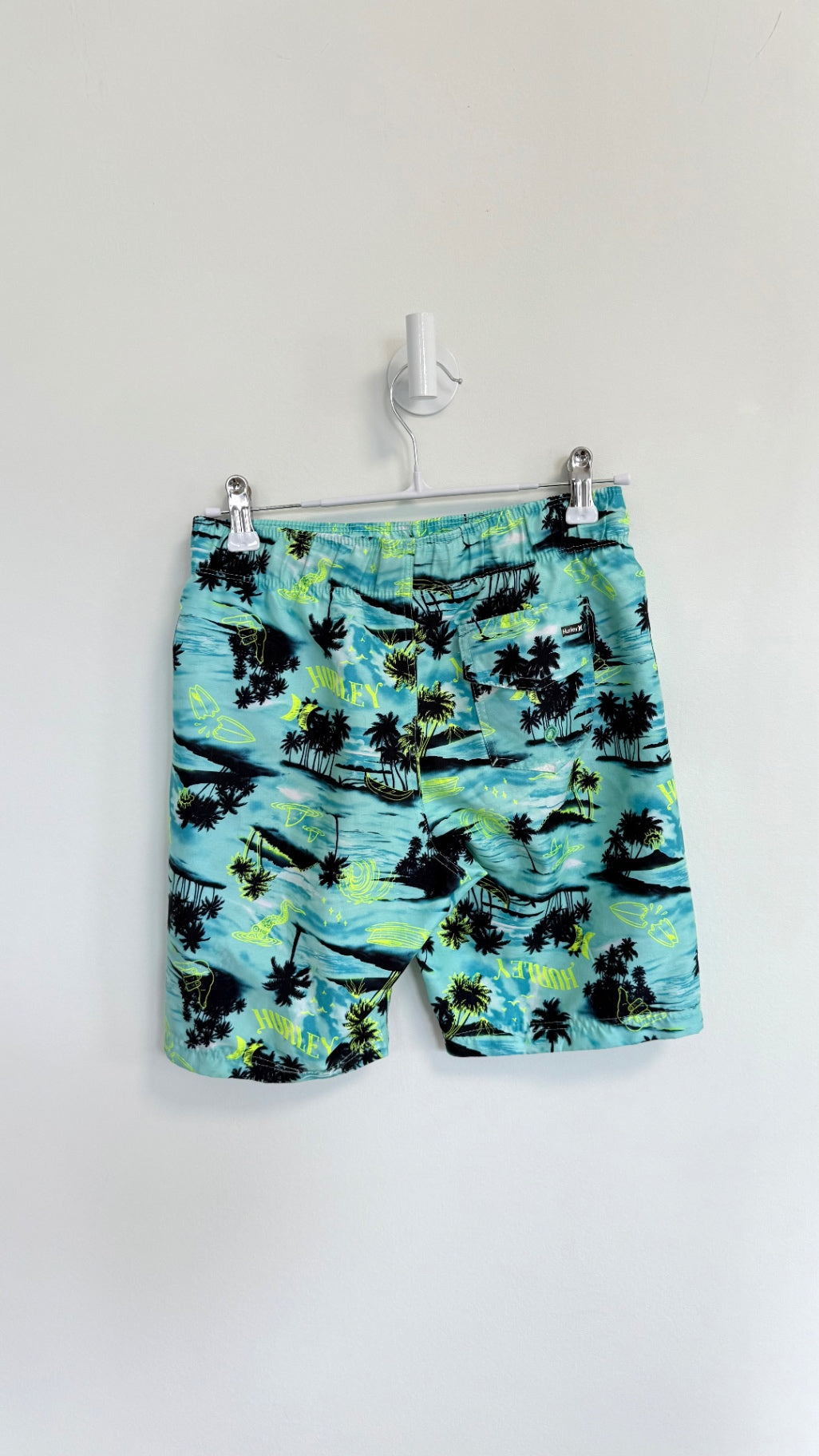 Hurley Swimsuit 8 years Palm trees