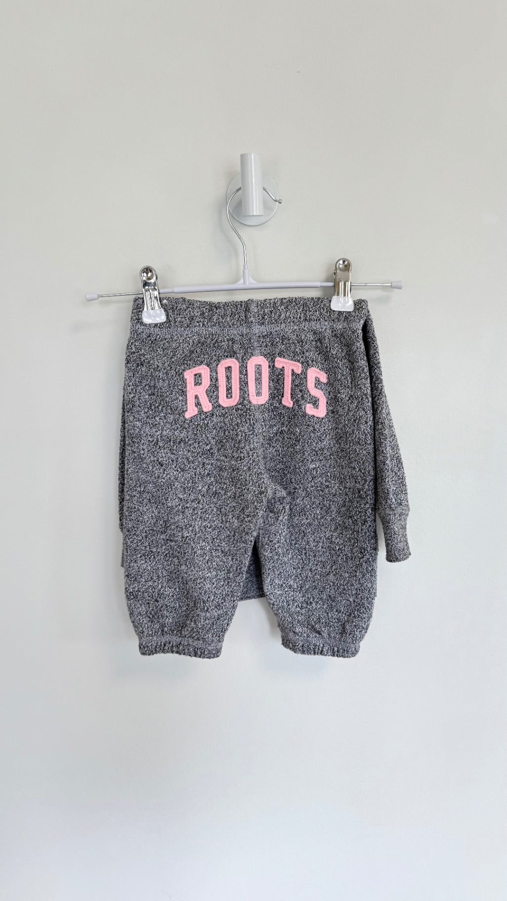 Roots 2 pc set 3-6 months Grey