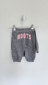 Roots 2 pc set 3-6 months Grey