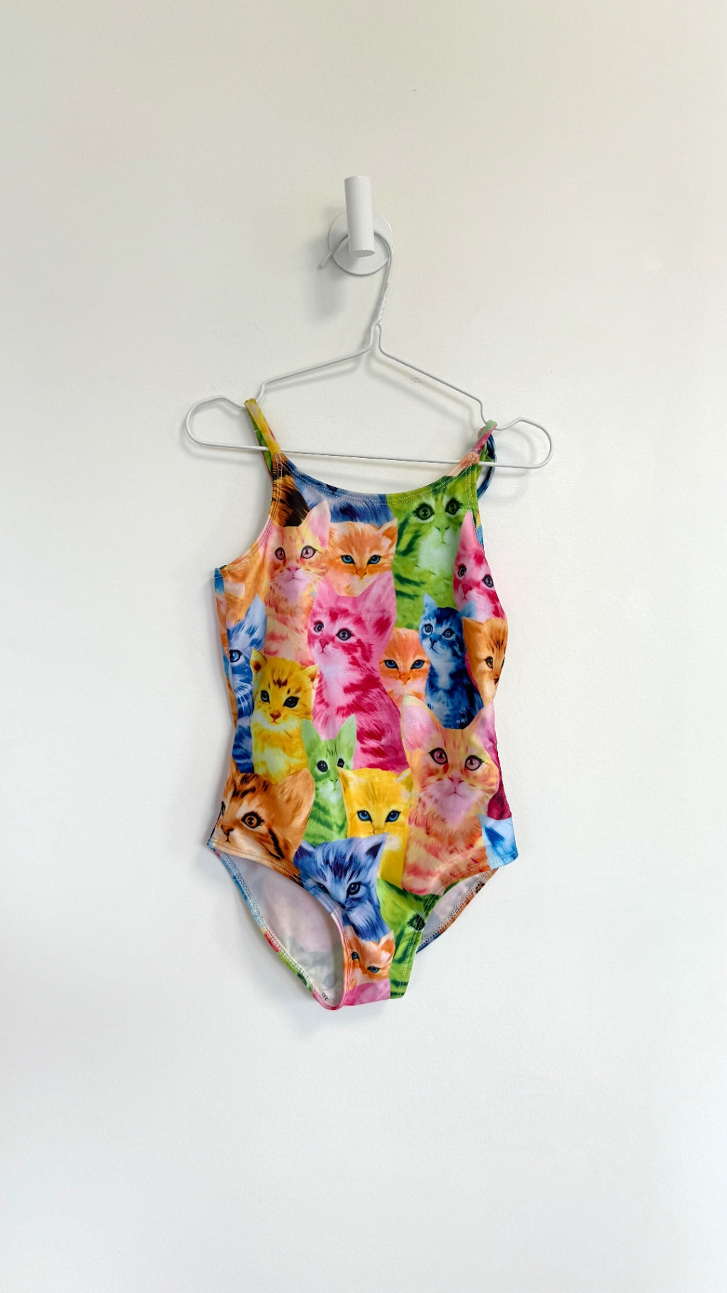 Unbranded Swimsuit 5-6 years Rainbow cats
