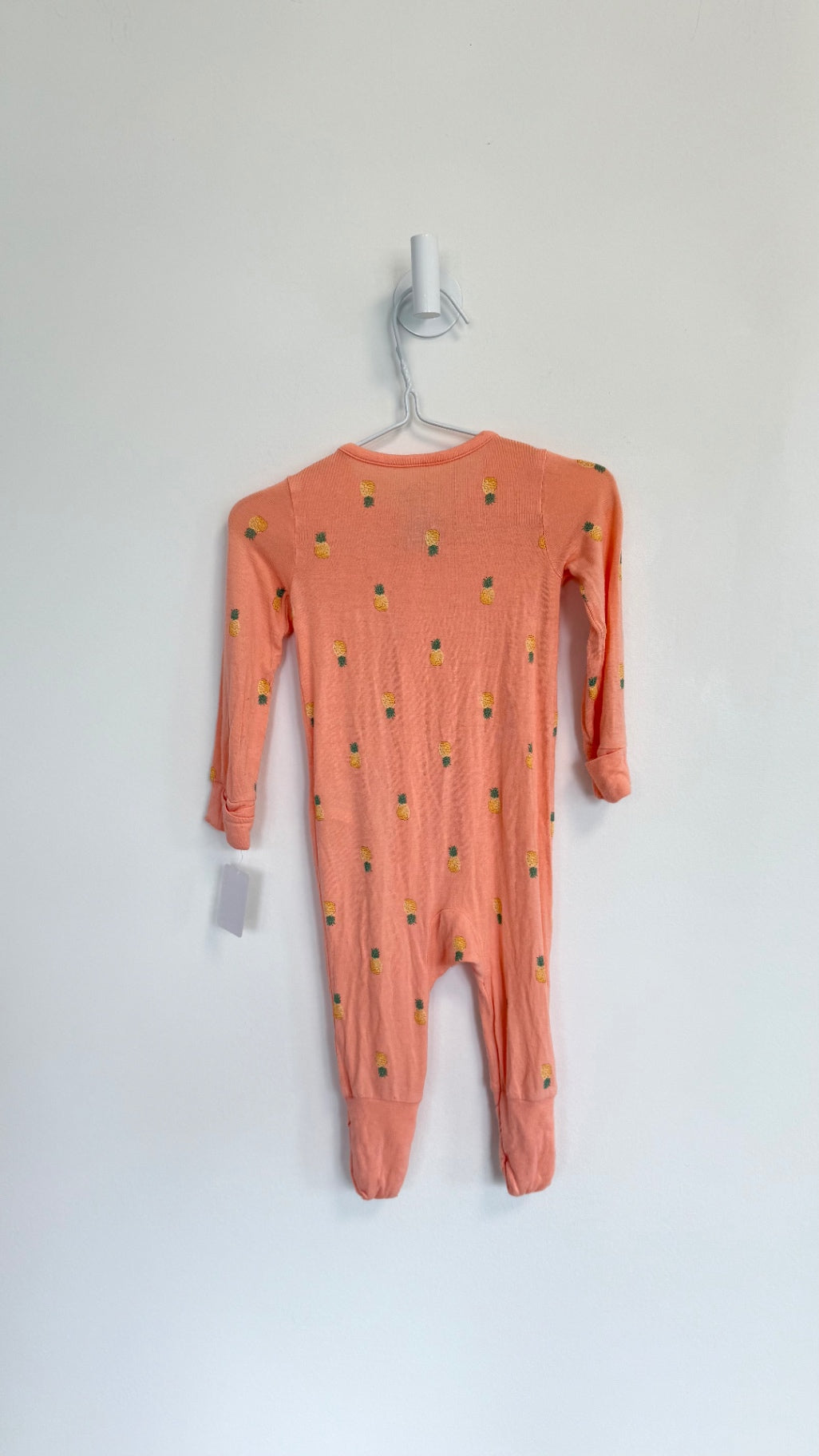 Purely Soft- Carters Pajama 6 months Orange w/pineapples