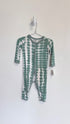 Kyte Pajamas 6-12 months green/white
