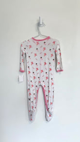 Kyte Pajamas 6-12 months white w/pink unicorns