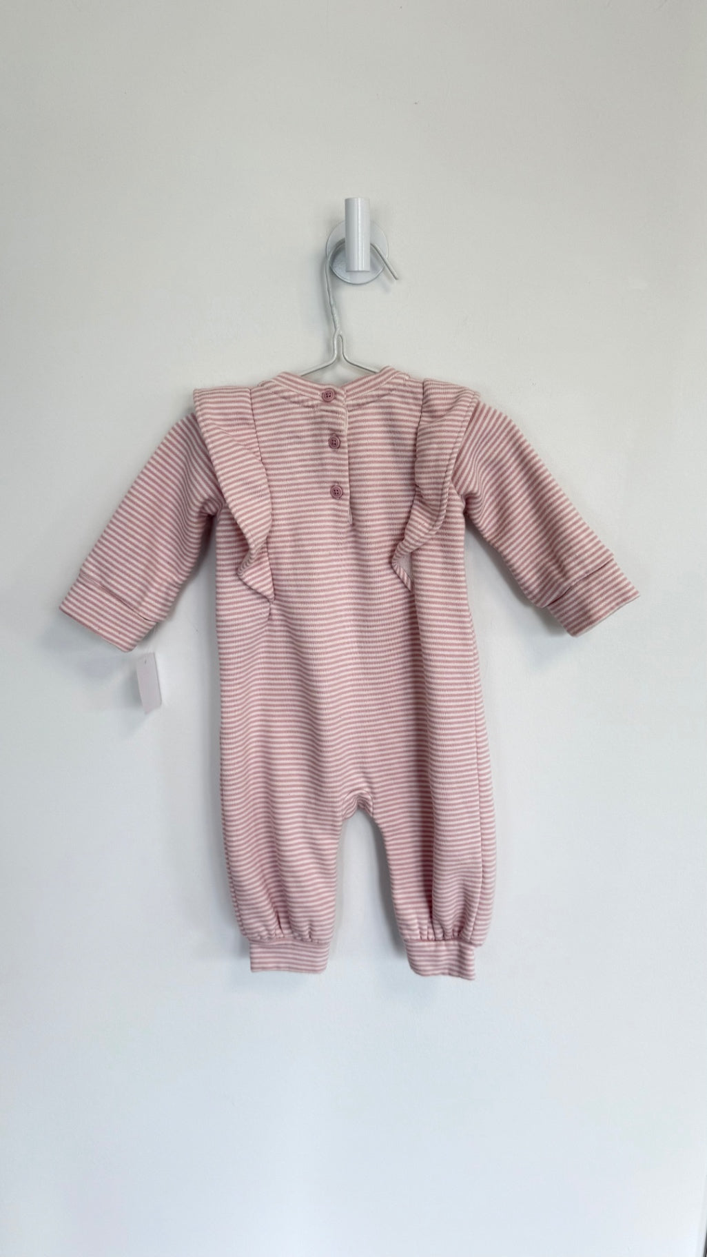 baby Gap Onesie 3-6 months Pink stripe