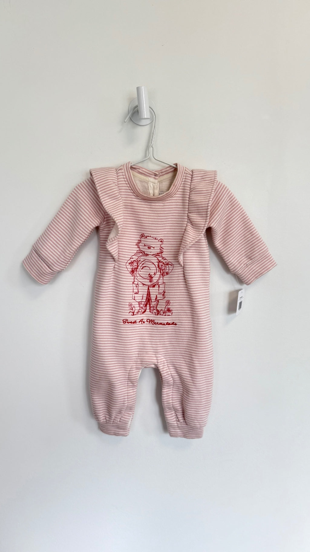 baby Gap Onesie 3-6 months Pink stripe