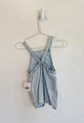 Zara Overalls- Shorts 1-3 months light denim