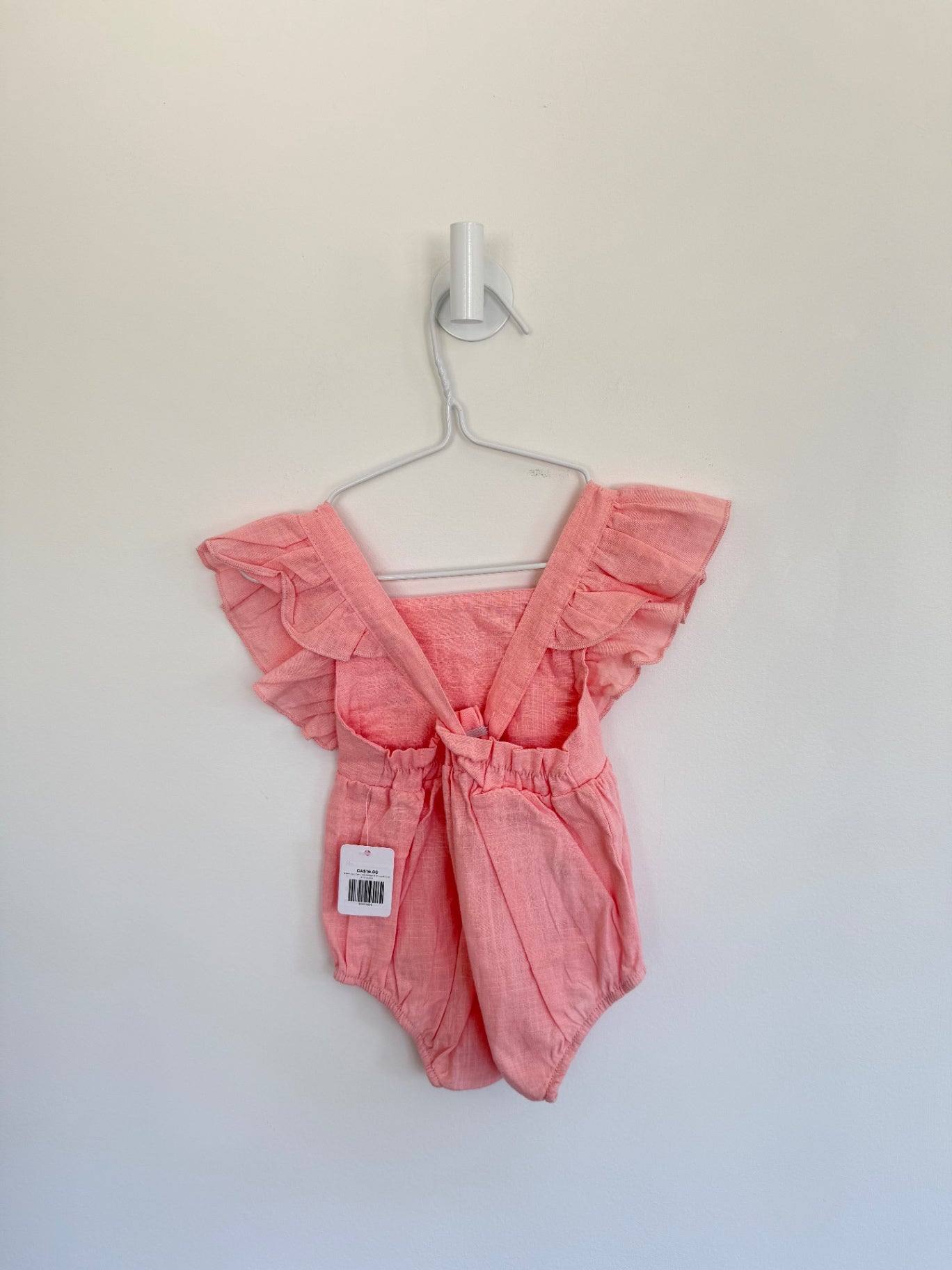 East + Isla Romper 6-12 months pink