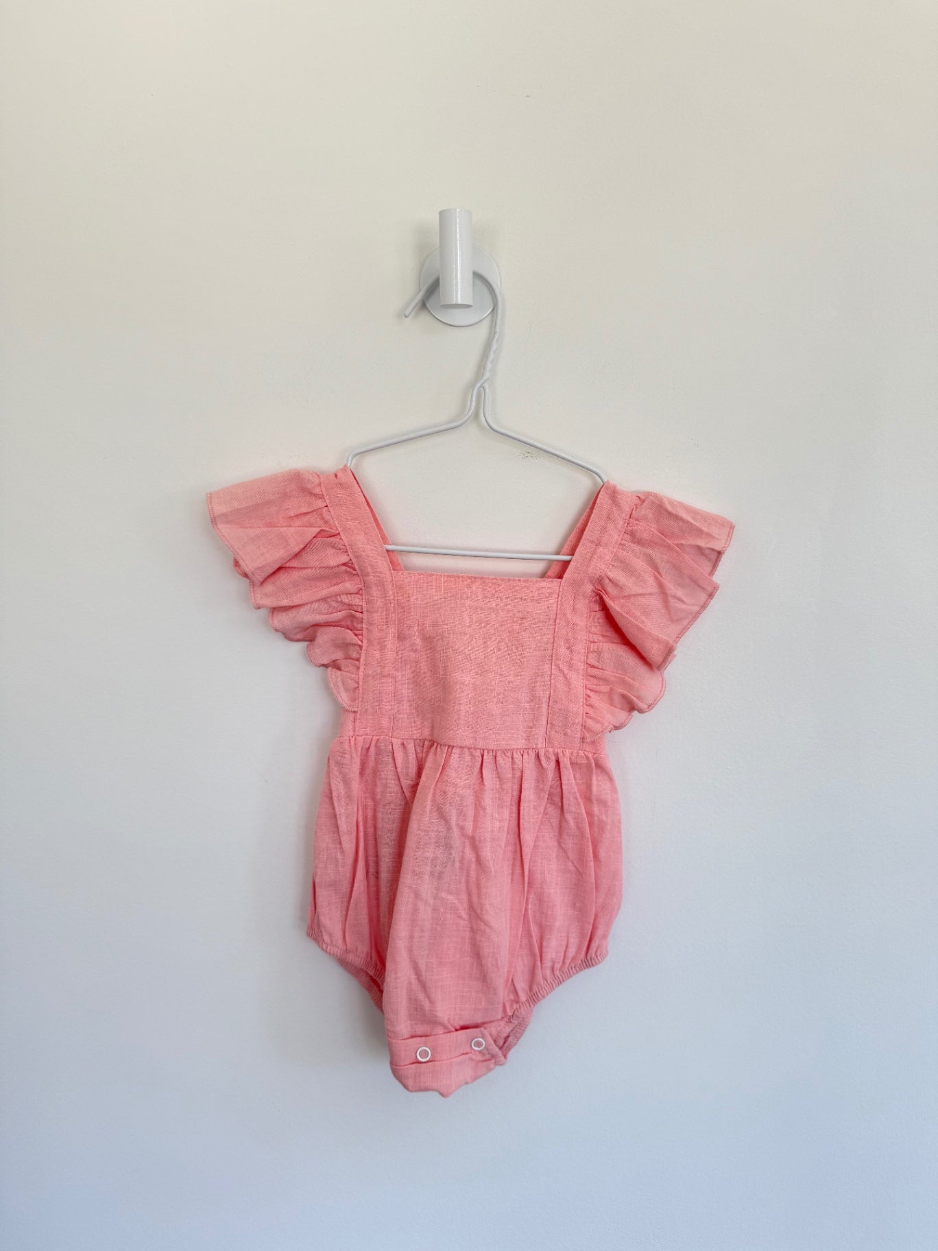 East + Isla Romper 6-12 months pink